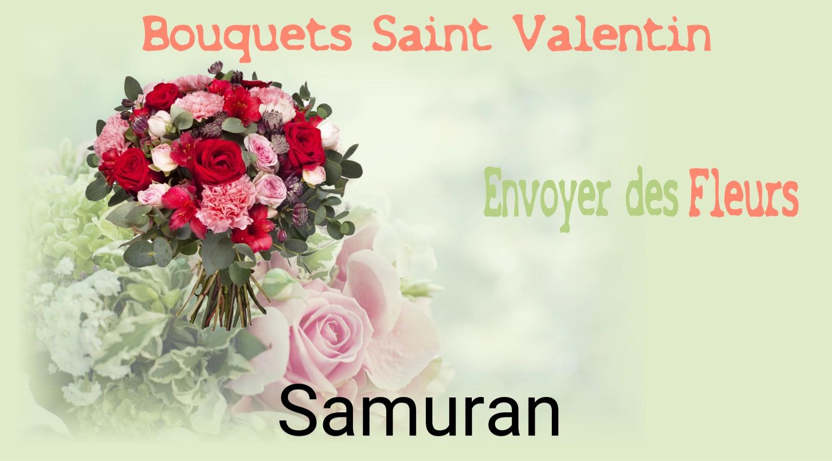 Roses de Saint-Valentin livrées à Samuran